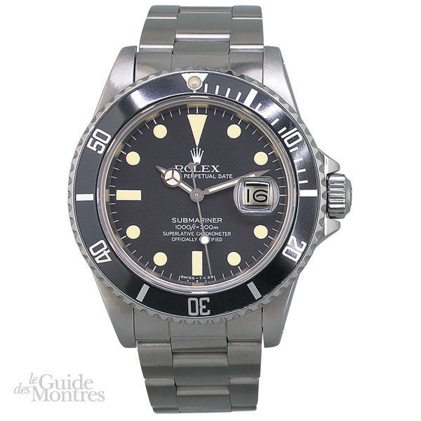 Watch quote Rolex Submariner Date R f. 16800 circa 1980 Le Guide