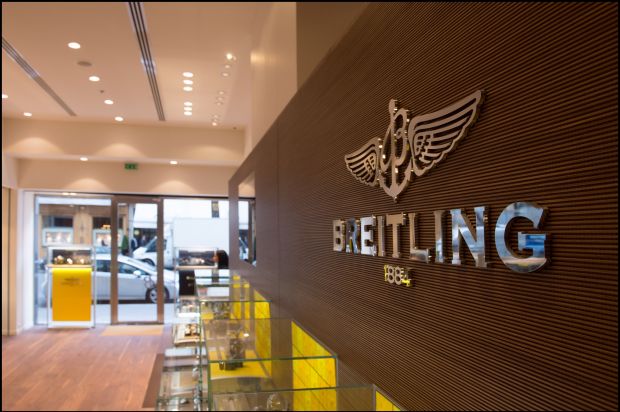 Première boutique Breitling à Paris