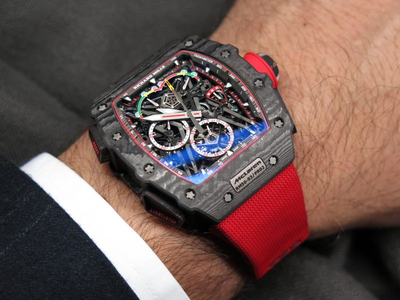 Au poignet : l'incroyable RM 50-03 McLaren F1